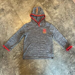 Under Armour Kids Hooded Gray Long Sleeve Shirt Toddler 3T